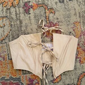 Blush Beige Crop Top